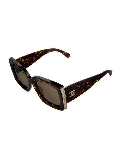 chanel 9091 sunglasses|Chanel Square Sunglasses Interlocking CC Logo .